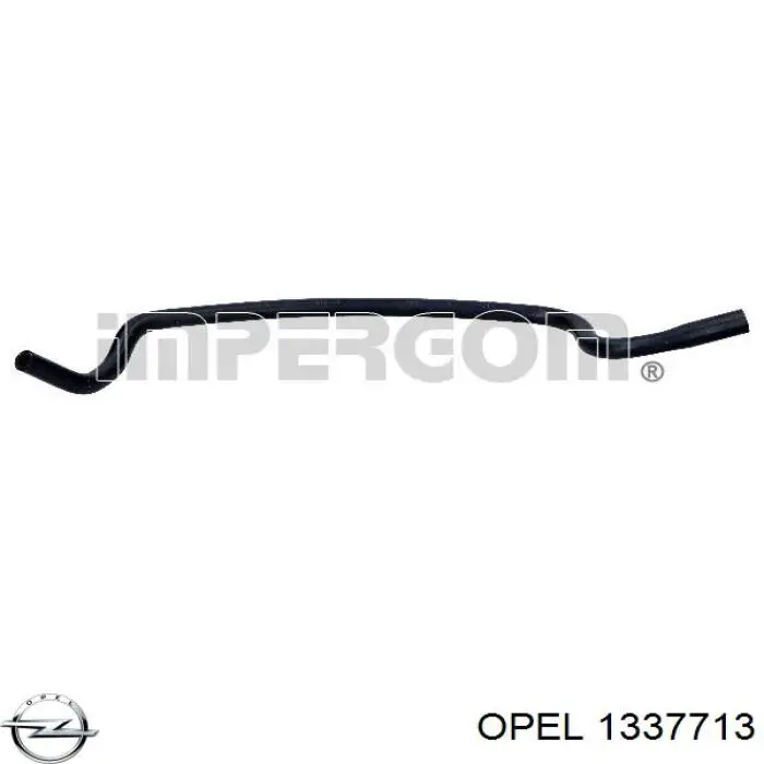 Manguera superior del radiador Opel 1337713 precio, desde 4,99 EUR