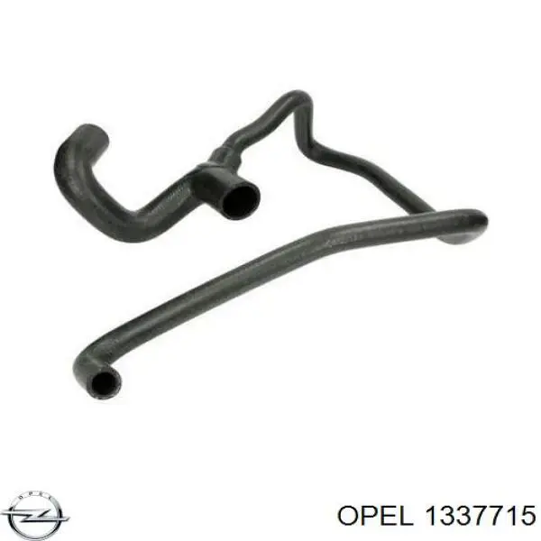 1337715 Opel manguera refrigerante para radiador inferiora