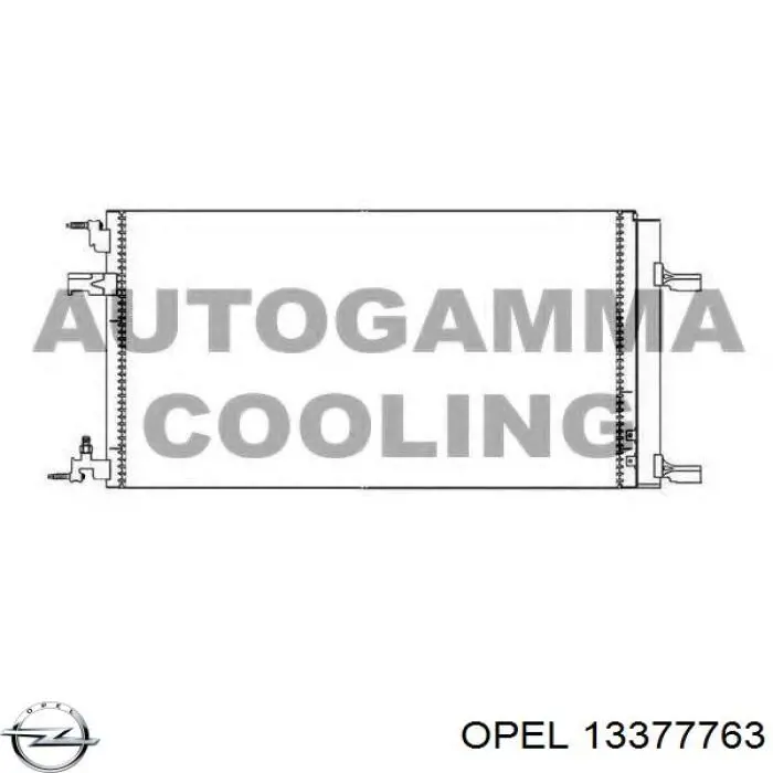 13377763 Opel condensador aire acondicionado