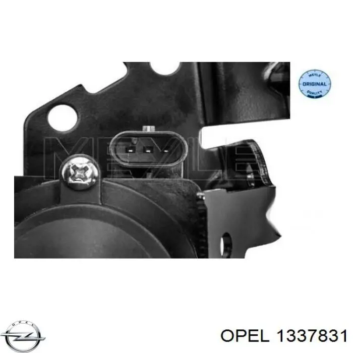 1337831 Opel Manguera superior del radiador
