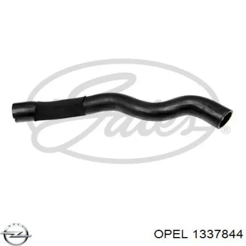 1337844 Opel tubería de radiador arriba