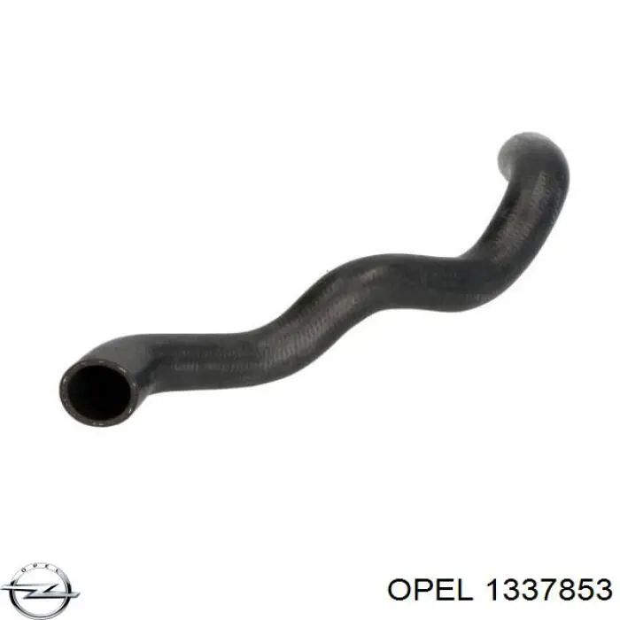 1337853 Opel tubería de radiador arriba