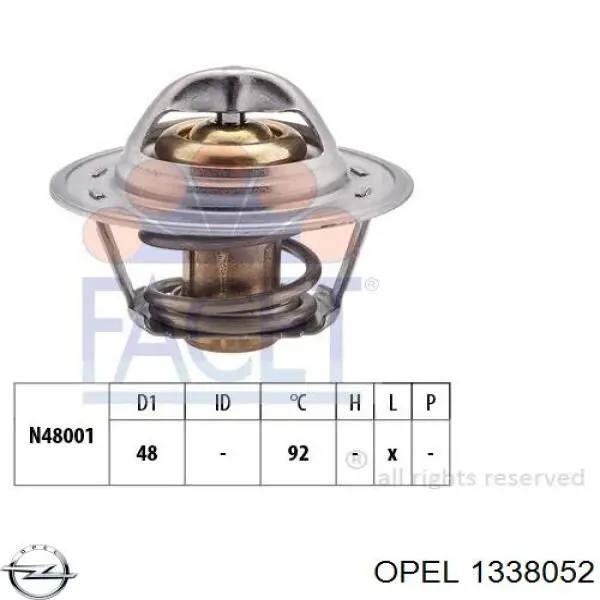 Comprar 1338052 Opel Termostato