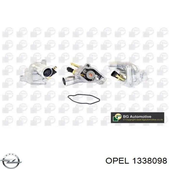 1338098 Opel caja del termostato