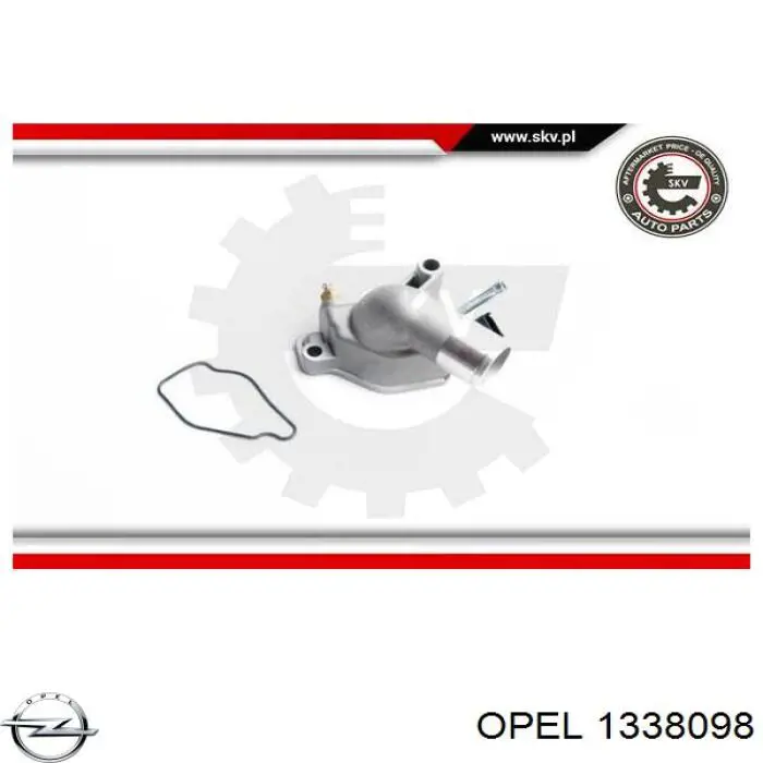 Carcasa del termostato Opel 1338098 precio, desde 38,03 EUR