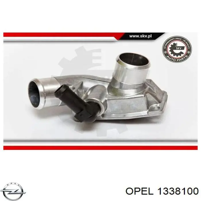 Caja de termostato 1338100 Opel