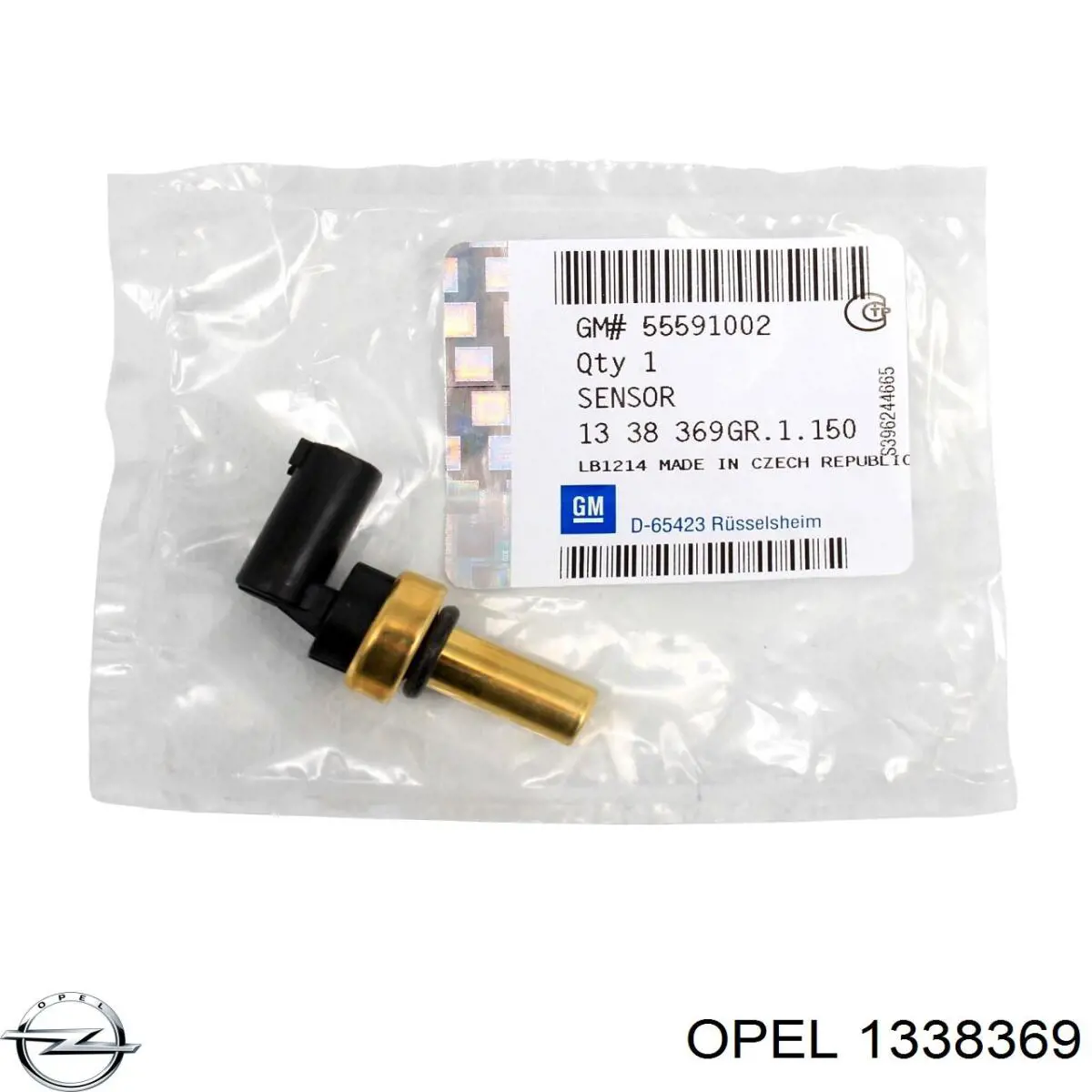 1338369 Opel sensor de temperatura