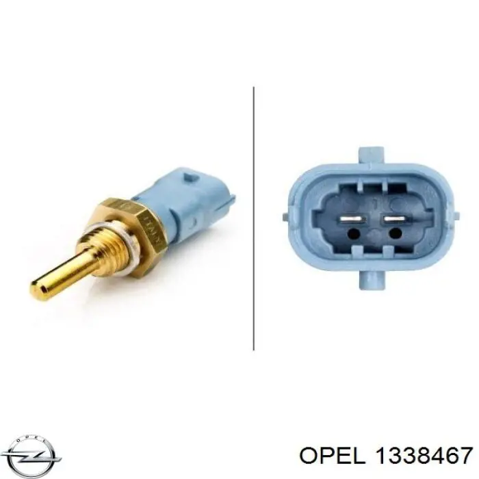 Sensor de temperatura del motor Opel 1338467