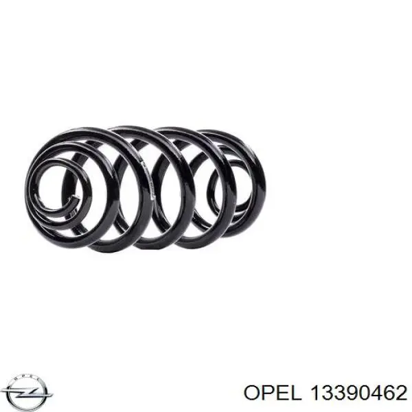 13390462 Opel muelle de suspensión eje trasero