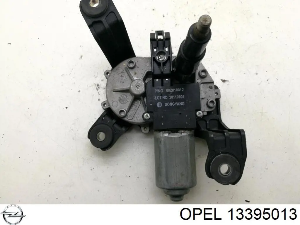 13395013 Opel motor limpiaparabrisas luna trasera