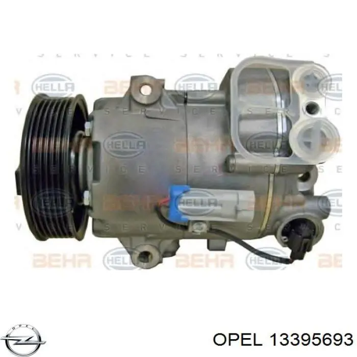 13395693 Opel compresor de aire acondicionado