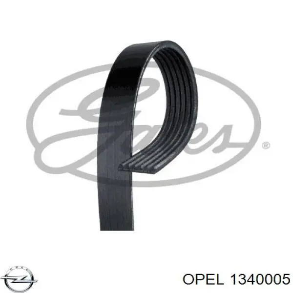 1340005 Opel correa trapezoidal