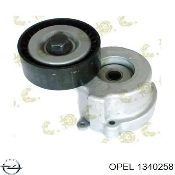 1340258 Opel tensor de correa, correa poli v