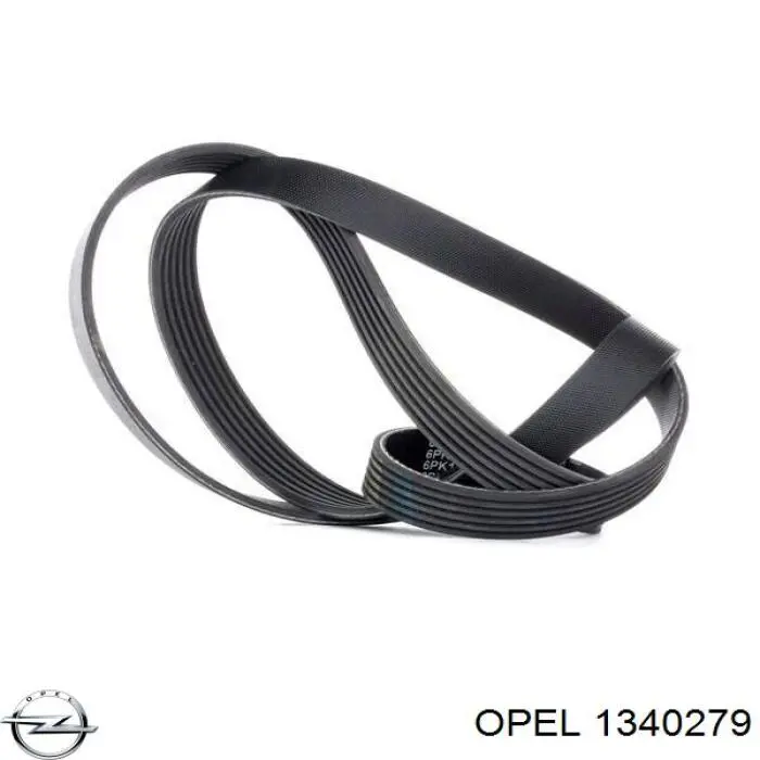 1340279 Opel correa trapezoidal