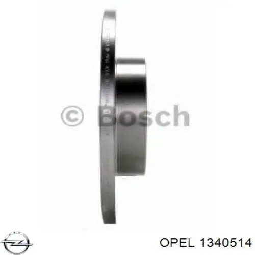 Polea tensora correa poli V 1340514 Opel