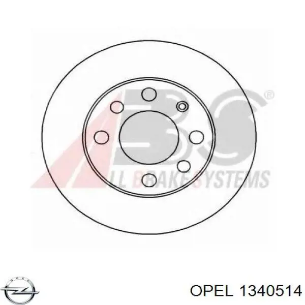Comprar 1340514 Opel Polea tensora, correa poli V