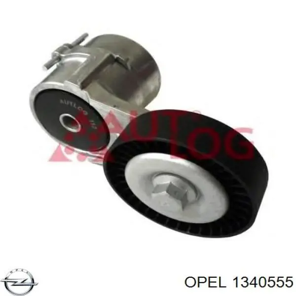 1340555 Opel tensor de correa, correa poli v