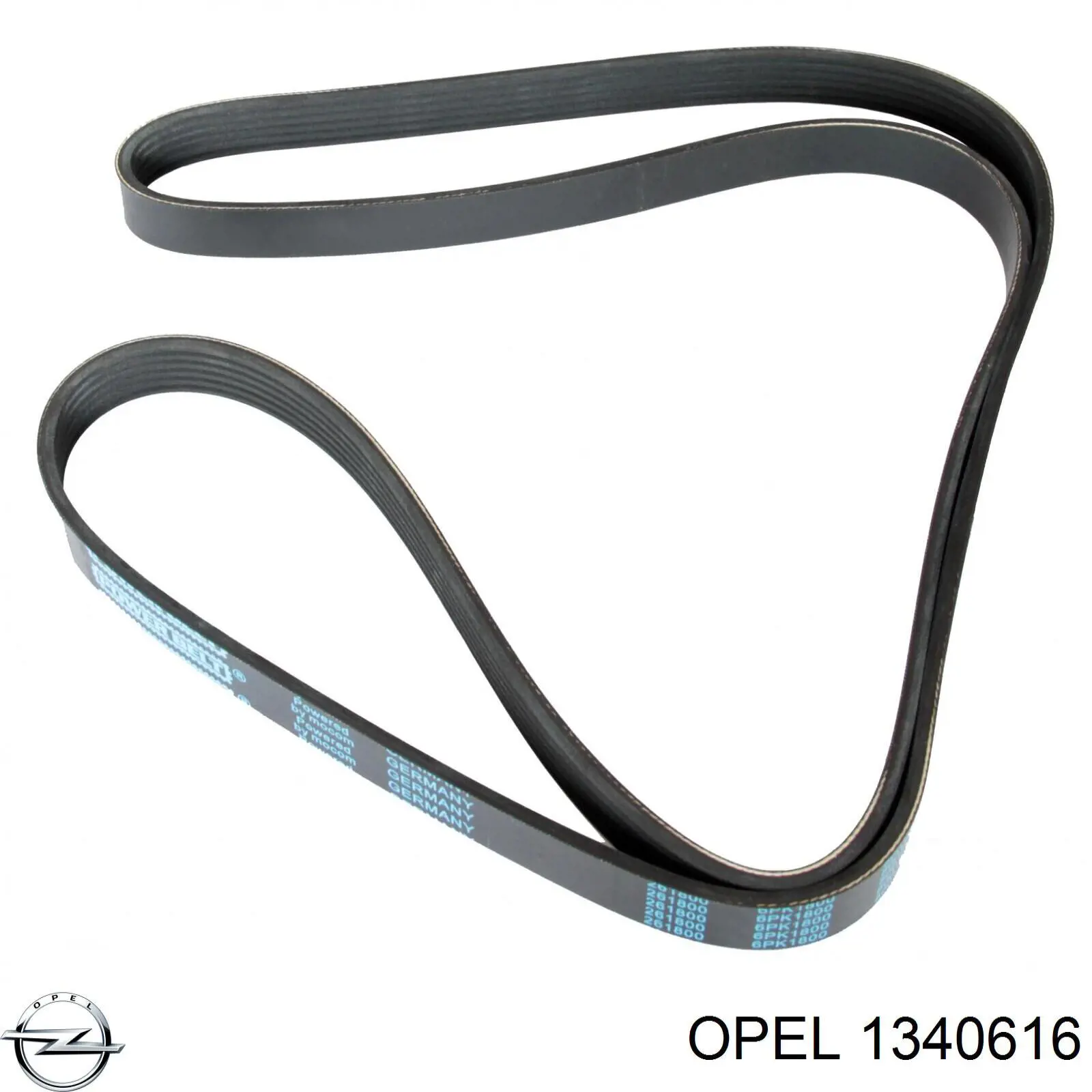 1340616 Opel correa trapezoidal