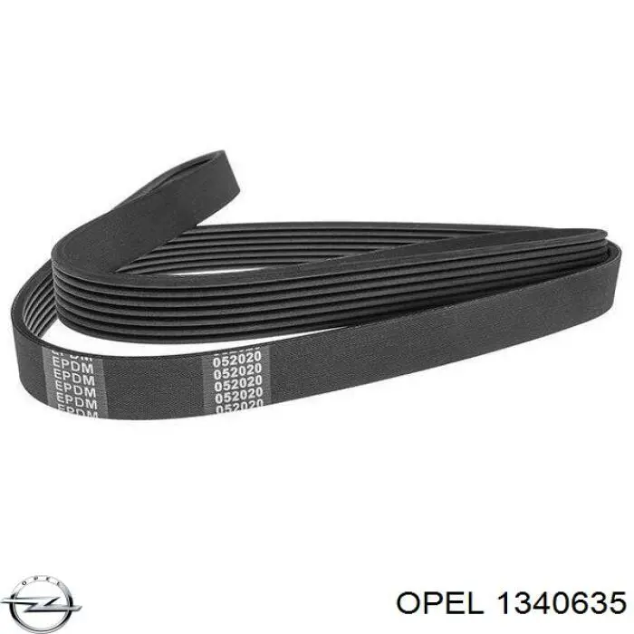 1340635 Opel correa trapezoidal