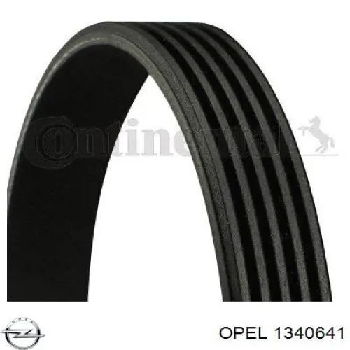 1340641 Opel correa trapezoidal