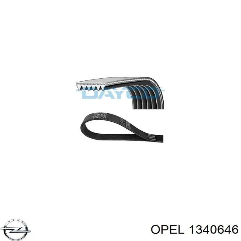 Correa trapezoidal Opel Astra 51, 52, F35, M35