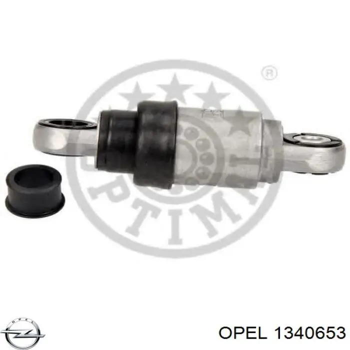1340653 Opel tensor de correa, correa poli v