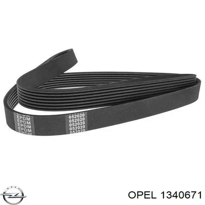 1340671 Opel correa trapezoidal