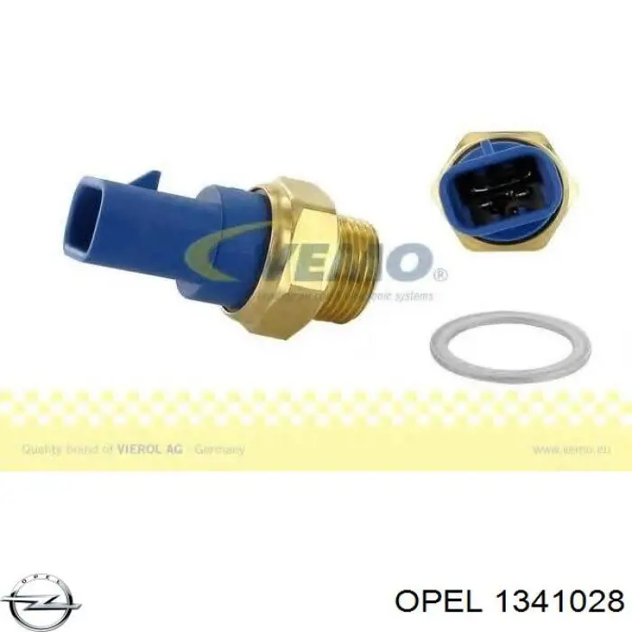 1341028 Opel sensor, temperatura del refrigerante (encendido el ventilador del radiador)