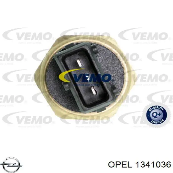 Sensor de temperatura 1341036 Opel