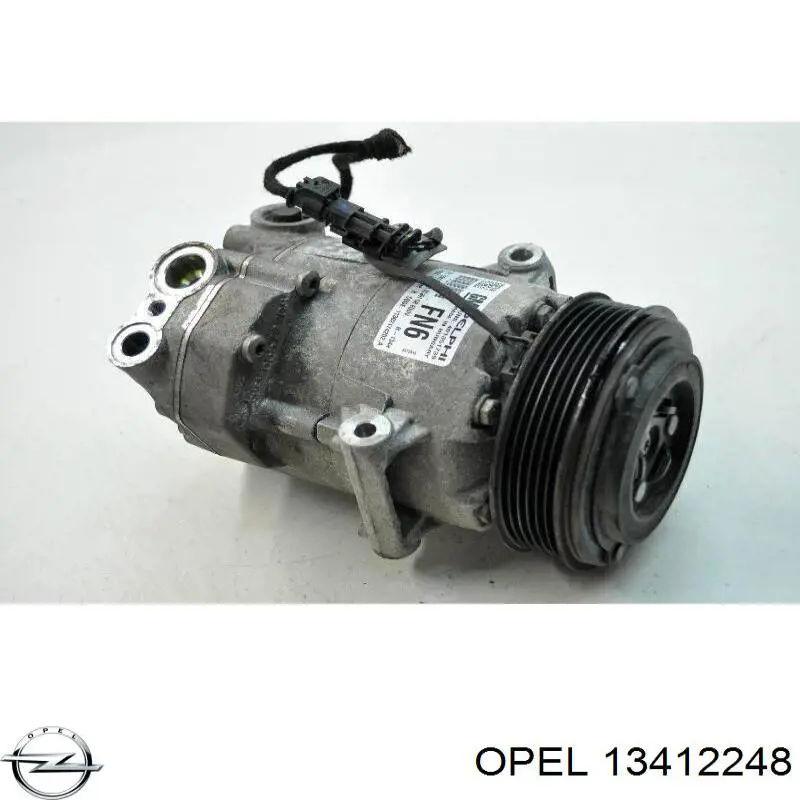 Acoplamiento magnético, compresor del aire acondicionado  Opel Insignia 