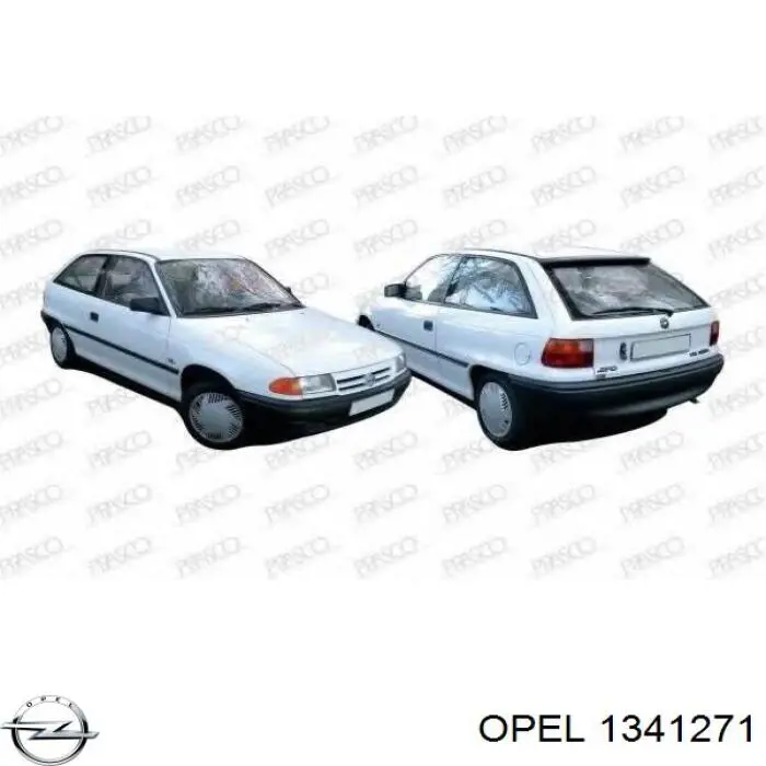 1341271 Opel ventilador del motor