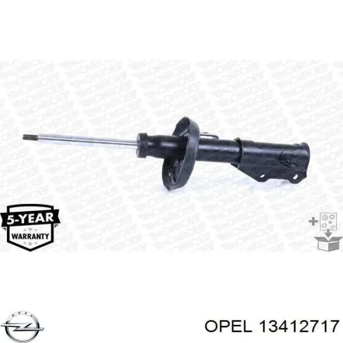 13412717 Opel amortiguador delantero derecho