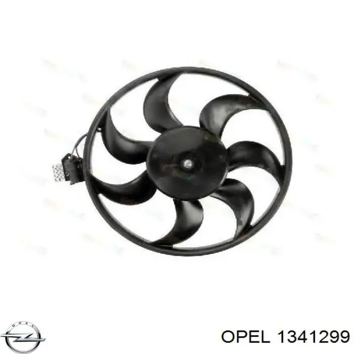 1341299 Opel ventilador del motor