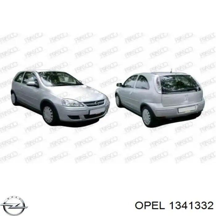 1341332 Opel ventilador del motor