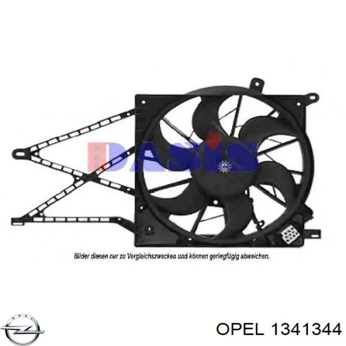 Ventilador de radiador Opel 1341344 precio, desde 61,39 EUR