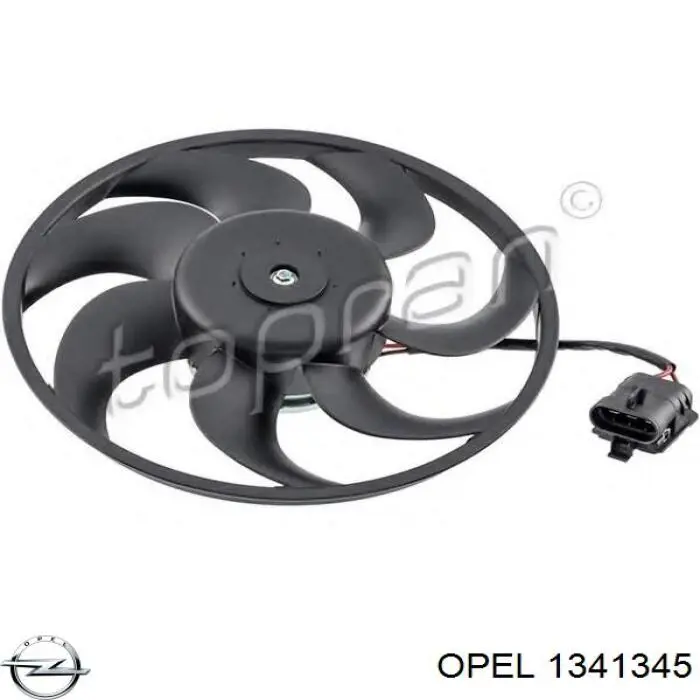 Comprar 1341345 Opel Ventilador del motor