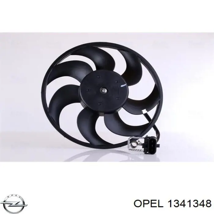 1341348 Opel ventilador del motor