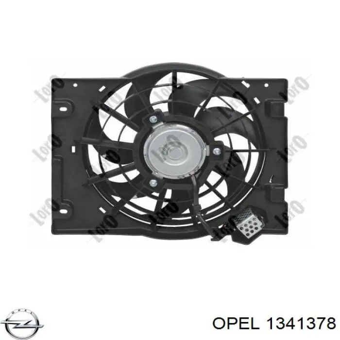 1341378 Opel ventilador del motor