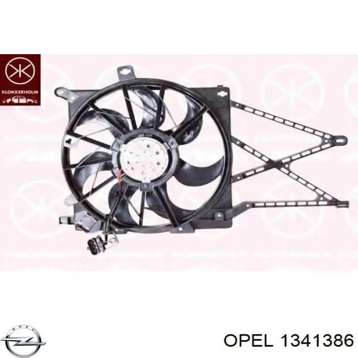 Ventilador de radiador Opel 1341386 precio, desde 57,29 EUR