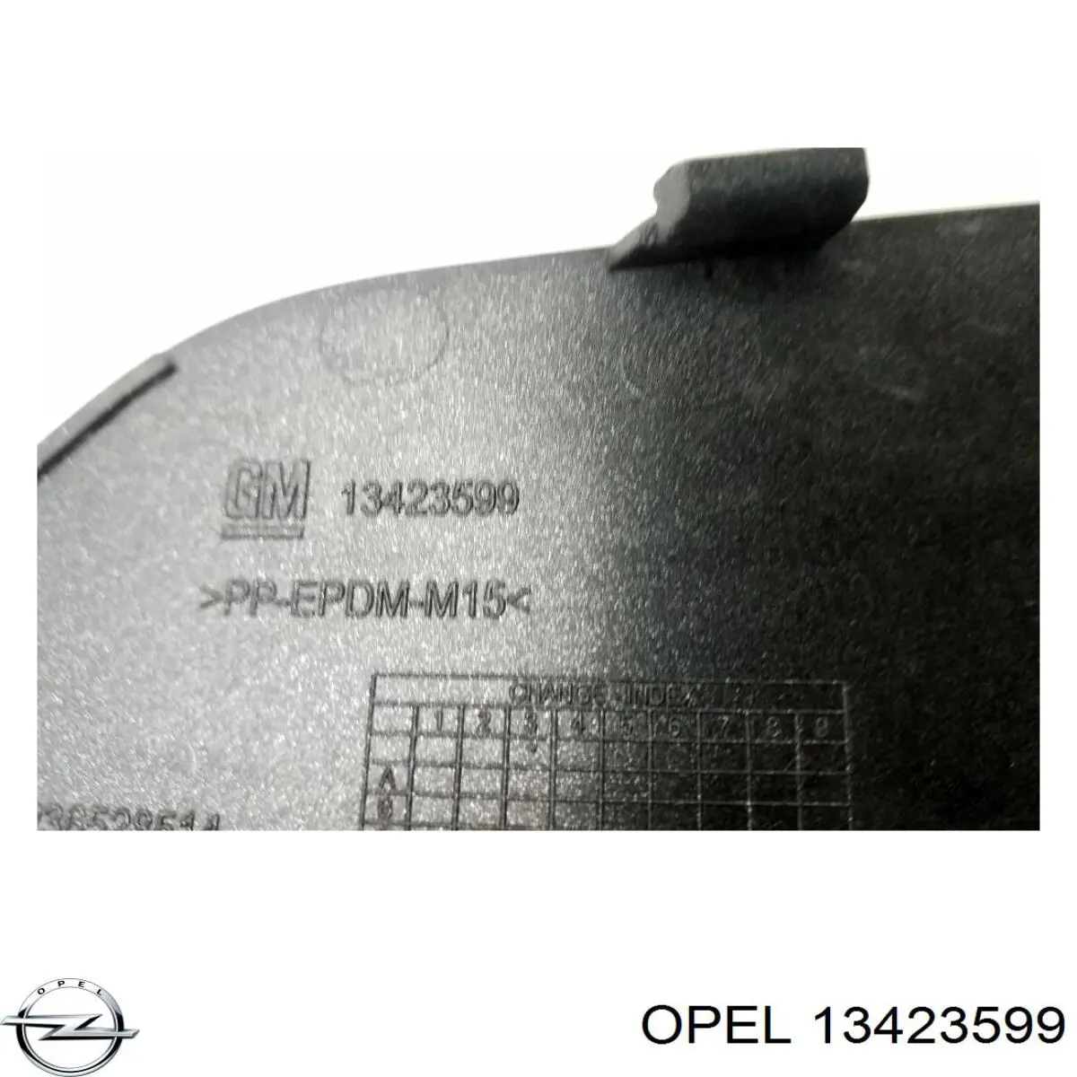 Tapa cubre gancho de remolque para parachoques delantera Opel 13423599 precio, desde 12,62 EUR