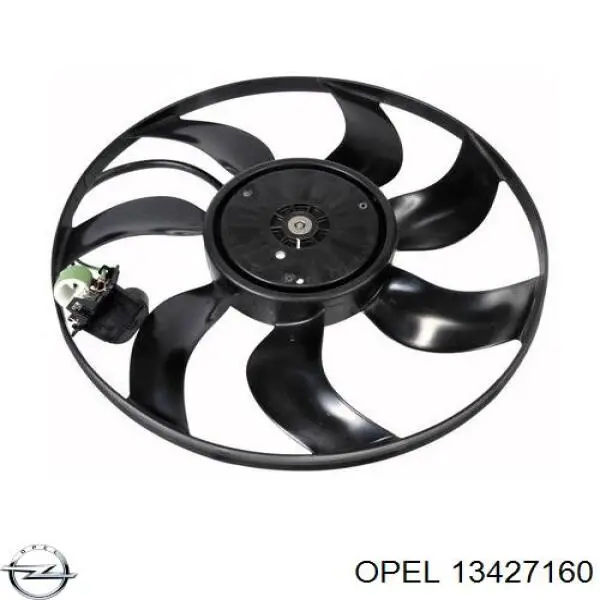 13427160 Opel ventilador del motor