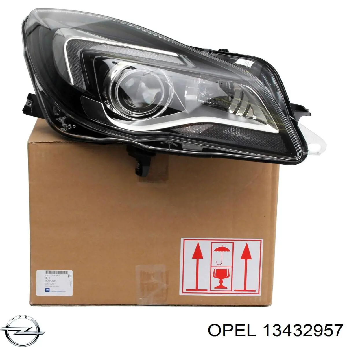 13432957 Opel Luz derecha