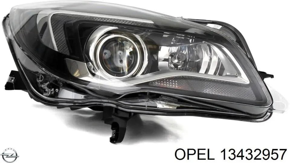 Faro derecho 13432957 Opel