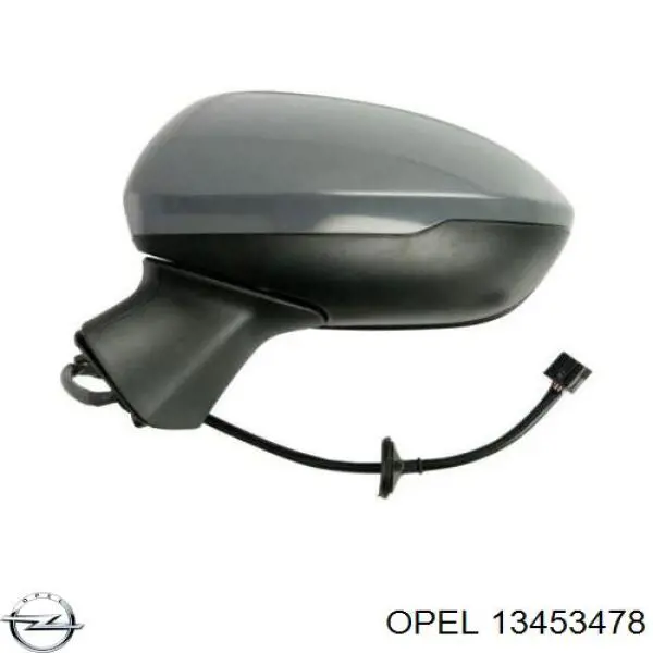 13453478 Opel espejo retrovisor izquierdo