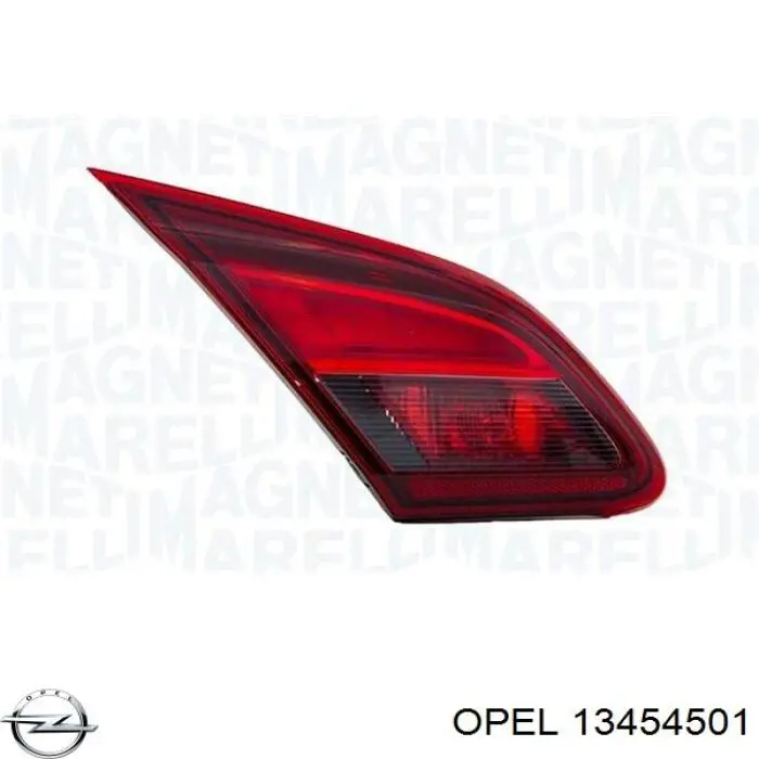 13454501 Opel piloto posterior interior derecho