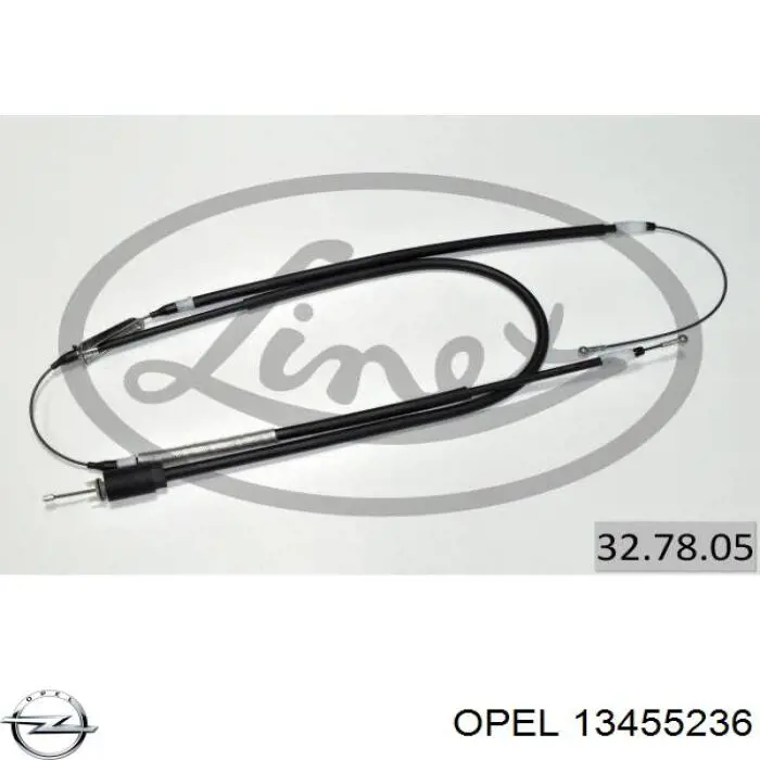 Cable de freno de mano, juego para automóvil Opel 13455236 precio, desde 66,52 EUR