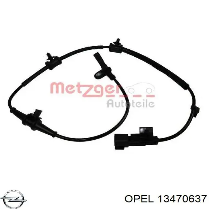 Comprar 13470637 Opel Sensor revoluciones de la rueda, delantero