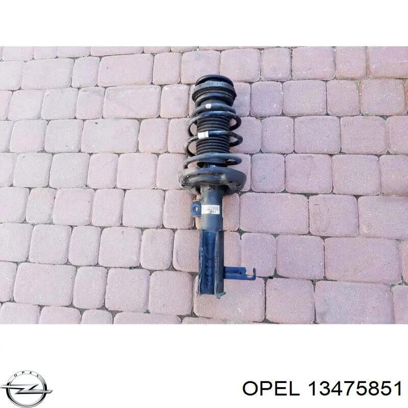 13475851 Opel amortiguador delantero derecho