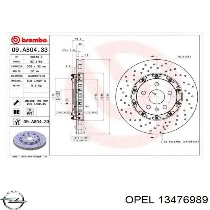 13476989 Opel