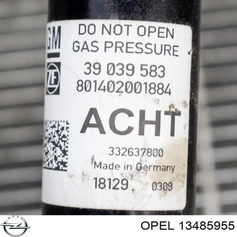 Cazoleta de amortiguador trasero Opel 13485955 precio, desde 39,28 EUR